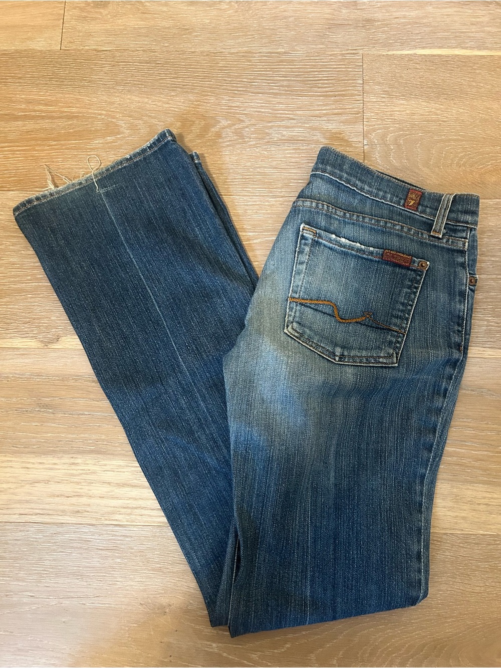 7 for all mankind, bootcut, 27x32